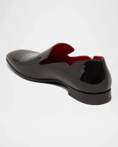 Christian Louboutin Men's Dandy Chick Flat Patent Leather Loafers | Thumbnail 3 Christian Louboutin Men's Dandy Chick Flat Patent Leather Loafers | Thumbnail 3