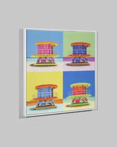 RFA Fine Art "Silkscreen Miami 1" Giclee Canvas Art By H. Scott | Thumbnail 2 RFA Fine Art "Silkscreen Miami 1" Giclee Canvas Art By H. Scott | Thumbnail 2