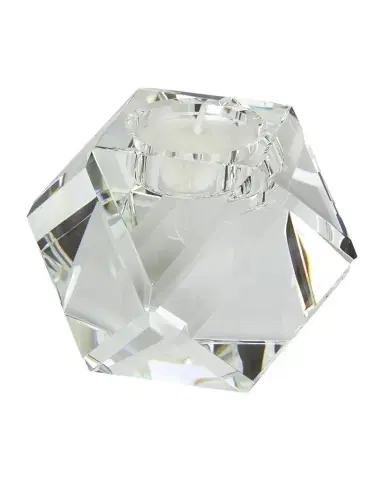 Tizo Clear Crystal Votive Candle Holder Diamond Cut Small | Thumbnail 1 Tizo Clear Crystal Votive Candle Holder Diamond Cut Small | Thumbnail 1