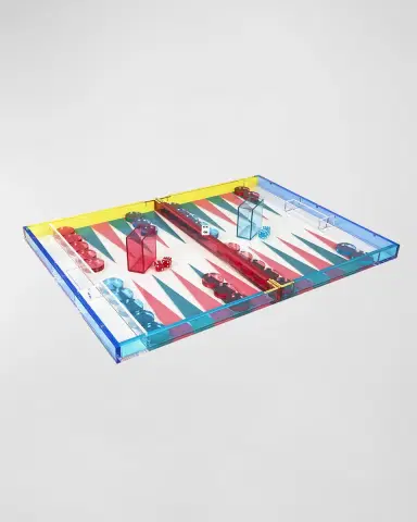 Tizo Lucite Backgammon Set | Thumbnail 2 Tizo Lucite Backgammon Set | Thumbnail 2