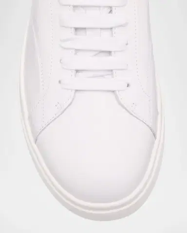 Lanvin Men's DDB0 Leather and Calf Hair Low-Top Sneakers | Thumbnail 5 Lanvin Men's DDB0 Leather and Calf Hair Low-Top Sneakers | Thumbnail 5