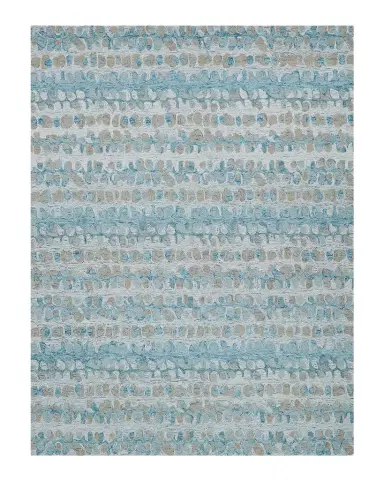 Exquisite Rugs Colorplay Hand-Tufted Turquoise Rug | Thumbnail 1 Exquisite Rugs Colorplay Hand-Tufted Turquoise Rug | Thumbnail 1