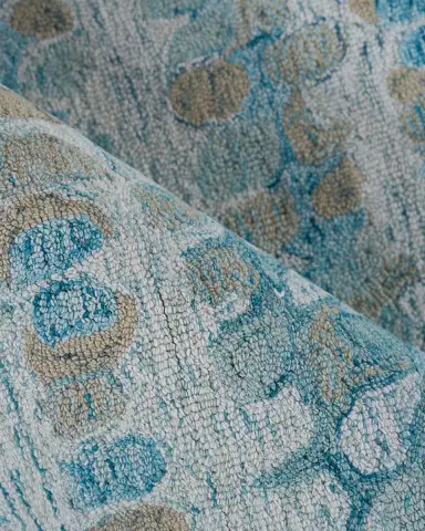 Exquisite Rugs Colorplay Hand-Tufted Turquoise Rug | Thumbnail 4 Exquisite Rugs Colorplay Hand-Tufted Turquoise Rug | Thumbnail 4