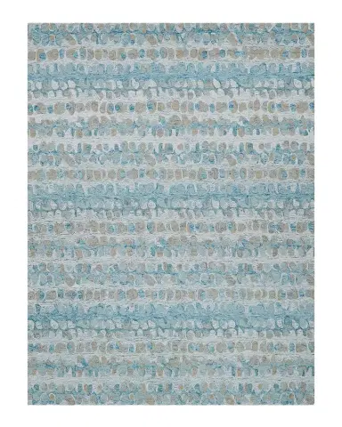 Exquisite Rugs Colorplay Hand-Tufted Turquoise Rug | Thumbnail 1 Exquisite Rugs Colorplay Hand-Tufted Turquoise Rug | Thumbnail 1