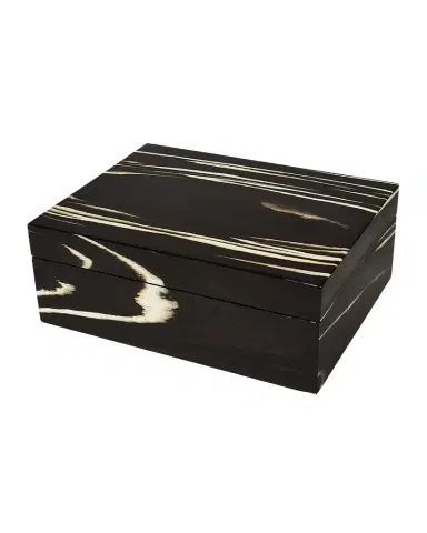 Tizo Polished Zebra Stripe Wood Box | Thumbnail 1 Tizo Polished Zebra Stripe Wood Box | Thumbnail 1