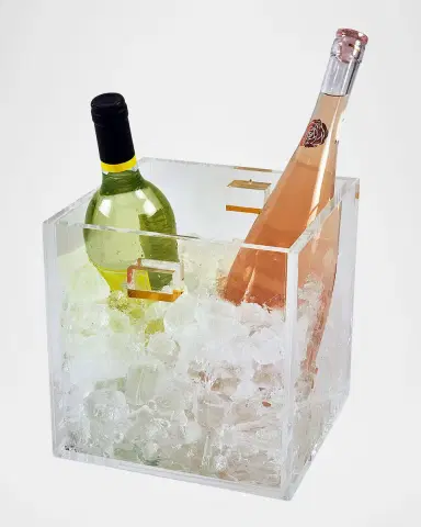 Tizo Clear Lucite Wine Cooler with Handles | Thumbnail 2 Tizo Clear Lucite Wine Cooler with Handles | Thumbnail 2