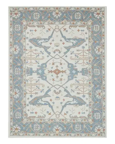 Exquisite Rugs Claremont Hand-Tufted Light Blue Oushak Rug | Thumbnail 1 Exquisite Rugs Claremont Hand-Tufted Light Blue Oushak Rug | Thumbnail 1