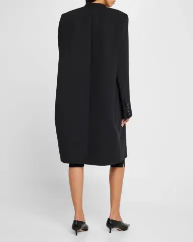 Toteme Deep Pleat Oversized Coat | Thumbnail 3 Toteme Deep Pleat Oversized Coat | Thumbnail 3