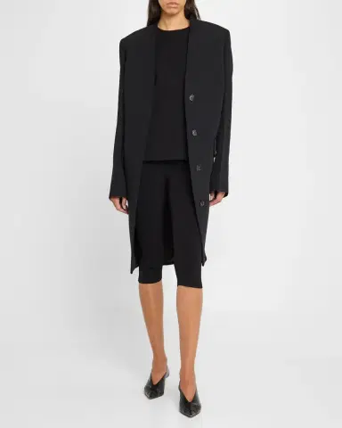 Toteme Deep Pleat Oversized Coat | Thumbnail 4 Toteme Deep Pleat Oversized Coat | Thumbnail 4