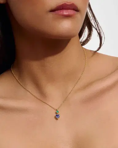 Emily P. Wheeler Blue Heart Necklace | Thumbnail 2 Emily P. Wheeler Blue Heart Necklace | Thumbnail 2