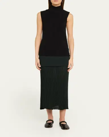 Proenza Schouler Luiza Rib-Knit Midi Skirt | Thumbnail 2 Proenza Schouler Luiza Rib-Knit Midi Skirt | Thumbnail 2