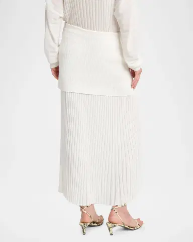Proenza Schouler Luiza Rib-Knit Midi Skirt | Thumbnail 7 Proenza Schouler Luiza Rib-Knit Midi Skirt | Thumbnail 7