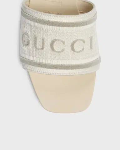Gucci Luna Logo Jacquard Slide Sandals | Thumbnail 4 Gucci Luna Logo Jacquard Slide Sandals | Thumbnail 4