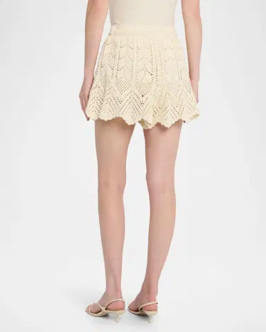 Zimmermann Awaken Lace Crochet Shorts | Thumbnail 3 Zimmermann Awaken Lace Crochet Shorts | Thumbnail 3