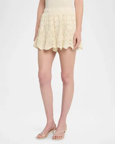 Zimmermann Awaken Lace Crochet Shorts | Thumbnail 4 Zimmermann Awaken Lace Crochet Shorts | Thumbnail 4