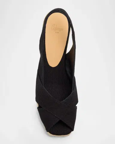 Castañer 65mm Diana Canvas Espadrille Wedge Sandals | Thumbnail 6 Castañer 65mm Diana Canvas Espadrille Wedge Sandals | Thumbnail 6