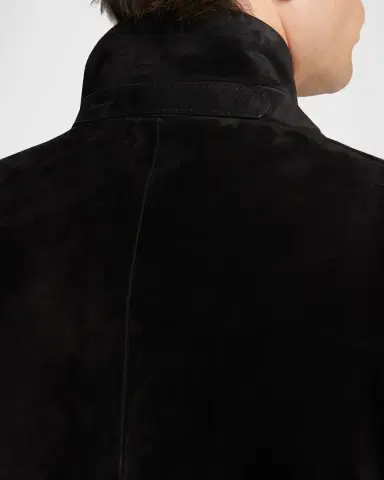 TOM FORD Men's Suede Single-Breasted Blazer | Thumbnail 7 TOM FORD Men's Suede Single-Breasted Blazer | Thumbnail 7