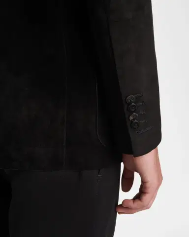 TOM FORD Men's Suede Single-Breasted Blazer | Thumbnail 8 TOM FORD Men's Suede Single-Breasted Blazer | Thumbnail 8