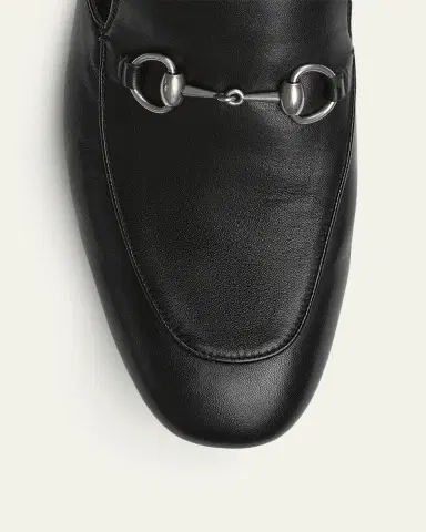 Gucci Men's Leather Horsebit Mules | Thumbnail 5 Gucci Men's Leather Horsebit Mules | Thumbnail 5