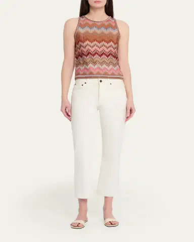 Missoni Multicolor Snake Chevron Knit Tank Top | Thumbnail 2 Missoni Multicolor Snake Chevron Knit Tank Top | Thumbnail 2