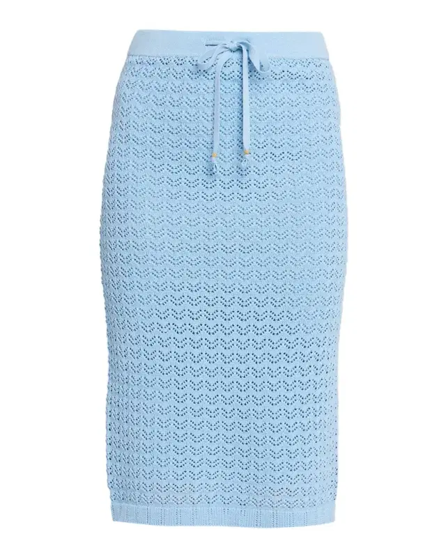 Lacen Pointelle-Knit Skirt Lacen Pointelle-Knit Skirt