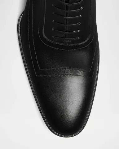 Gucci Men's Branded-Sole Leather Oxfords | Thumbnail 5 Gucci Men's Branded-Sole Leather Oxfords | Thumbnail 5