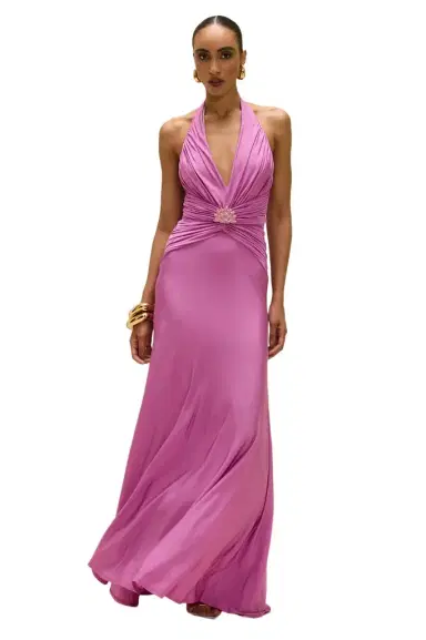 PatBo GISELE JERSEY BACK SLIT MAXI DRESS | Thumbnail 1 PatBo GISELE JERSEY BACK SLIT MAXI DRESS | Thumbnail 1