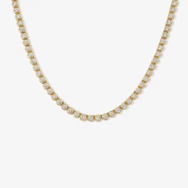 Stephanie Gottlieb Margot Bezel Tennis Necklace | Thumbnail 4 Stephanie Gottlieb Margot Bezel Tennis Necklace | Thumbnail 4