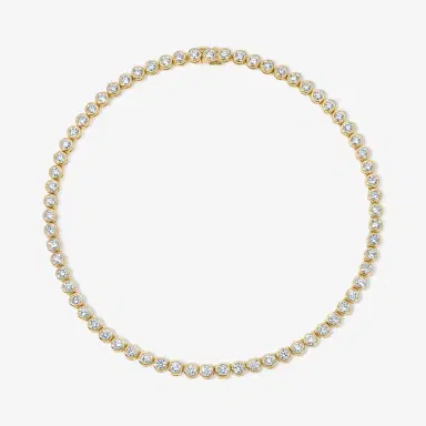 Stephanie Gottlieb Margot Bezel Tennis Necklace | Thumbnail 1 Stephanie Gottlieb Margot Bezel Tennis Necklace | Thumbnail 1