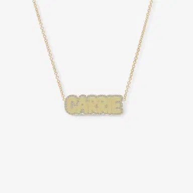 Stephanie Gottlieb Small Bubble with Pave Outline Necklace | Thumbnail 7 Stephanie Gottlieb Small Bubble with Pave Outline Necklace | Thumbnail 7