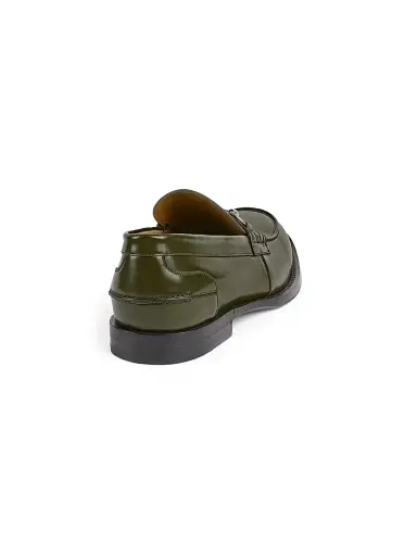 Gucci Men's Horsebit Leather Moccasin Loafers - Dark Green | Thumbnail 3 Gucci Men's Horsebit Leather Moccasin Loafers - Dark Green | Thumbnail 3