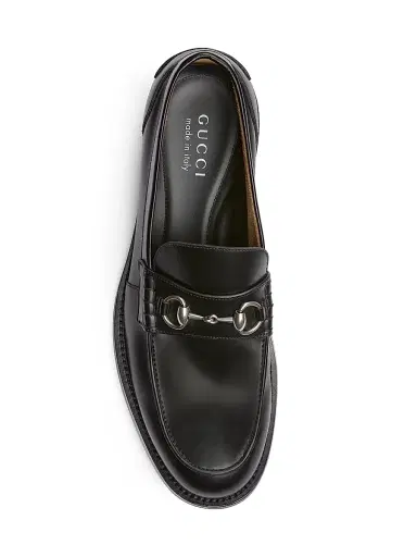 Gucci Men's Horsebit Leather Moccasin Loafers - Dark Green | Thumbnail 9 Gucci Men's Horsebit Leather Moccasin Loafers - Dark Green | Thumbnail 9