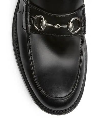 Gucci Men's Horsebit Leather Moccasin Loafers - Dark Green | Thumbnail 10 Gucci Men's Horsebit Leather Moccasin Loafers - Dark Green | Thumbnail 10