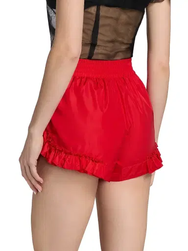 Simone Rocha Women's Frill Track Shorts - Red | Thumbnail 5 Simone Rocha Women's Frill Track Shorts - Red | Thumbnail 5