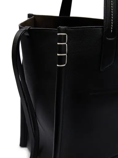 JW Anderson Women's Loafer Leather Tote Bag - Black | Thumbnail 5 JW Anderson Women's Loafer Leather Tote Bag - Black | Thumbnail 5
