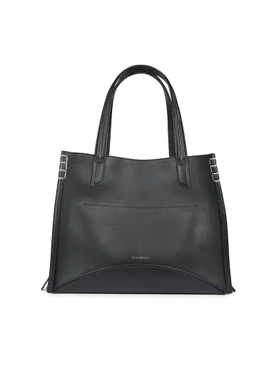 JW Anderson Women's Loafer Leather Tote Bag - Black | Thumbnail 1 JW Anderson Women's Loafer Leather Tote Bag - Black | Thumbnail 1