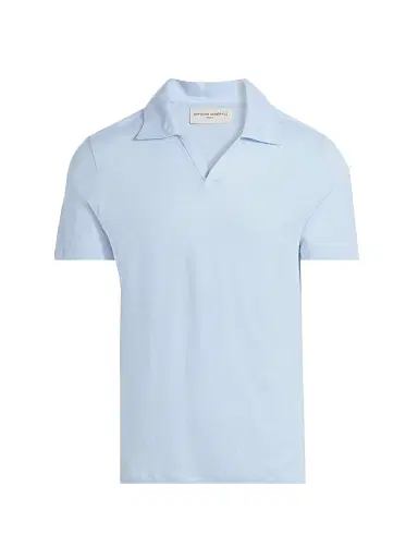 OFFICINE GÉNÉRALE Men's Simon Polo Shirt | Thumbnail 1 OFFICINE GÉNÉRALE Men's Simon Polo Shirt | Thumbnail 1