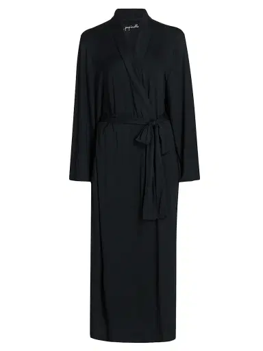 Papinelle Women's Kate Modal Soft Robe - Black - Size XS | Thumbnail 1 Papinelle Women's Kate Modal Soft Robe - Black - Size XS | Thumbnail 1