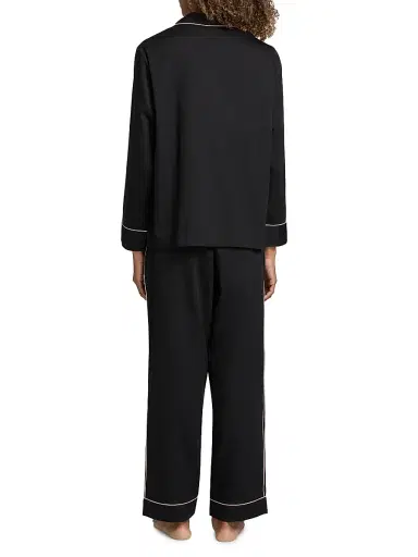 Papinelle Women's Zoe Camp Collar Cotton-Sateen Pajamas | Thumbnail 5 Papinelle Women's Zoe Camp Collar Cotton-Sateen Pajamas | Thumbnail 5