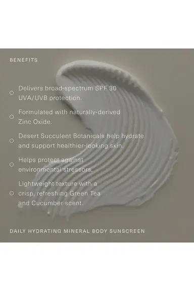 Oak Essentials Daily Hydrating Mineral Body Sunscreen SPF 30 | Thumbnail 6 Oak Essentials Daily Hydrating Mineral Body Sunscreen SPF 30 | Thumbnail 6