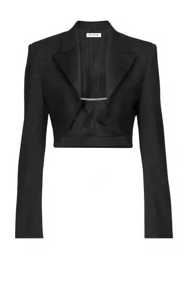 ALAÏA ALAΪA Tuxedo Bolero Blazer | Thumbnail 1 ALAÏA ALAΪA Tuxedo Bolero Blazer | Thumbnail 1