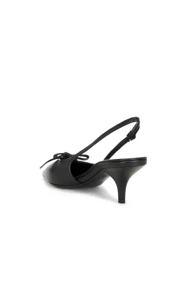 Miu Miu Nappa Bow Slingback Pump | Thumbnail 3 Miu Miu Nappa Bow Slingback Pump | Thumbnail 3