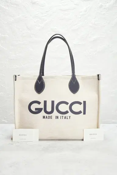 Gucci Logo Tote Bag | Thumbnail 12 Gucci Logo Tote Bag | Thumbnail 12