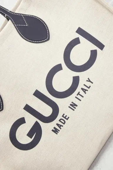 Gucci Logo Tote Bag | Thumbnail 7 Gucci Logo Tote Bag | Thumbnail 7