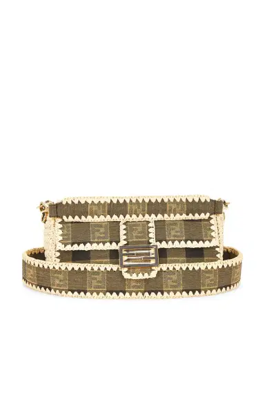 Fendi Pequin Baguette Shoulder Bag | Thumbnail 3 Fendi Pequin Baguette Shoulder Bag | Thumbnail 3