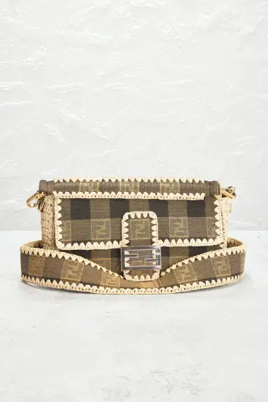 Fendi Pequin Baguette Shoulder Bag | Thumbnail 4 Fendi Pequin Baguette Shoulder Bag | Thumbnail 4