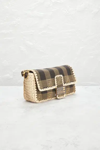 Fendi Pequin Baguette Shoulder Bag | Thumbnail 6 Fendi Pequin Baguette Shoulder Bag | Thumbnail 6