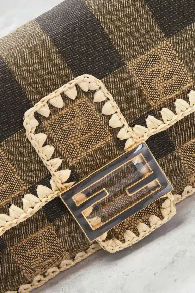 Fendi Pequin Baguette Shoulder Bag | Thumbnail 7 Fendi Pequin Baguette Shoulder Bag | Thumbnail 7