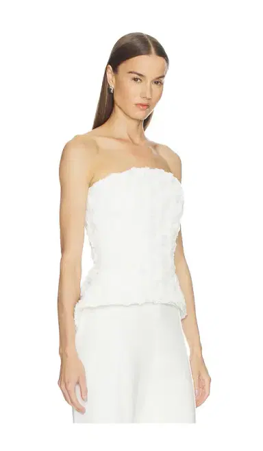 Nadine Merabi Phoebe White Top | Thumbnail 2 Nadine Merabi Phoebe White Top | Thumbnail 2