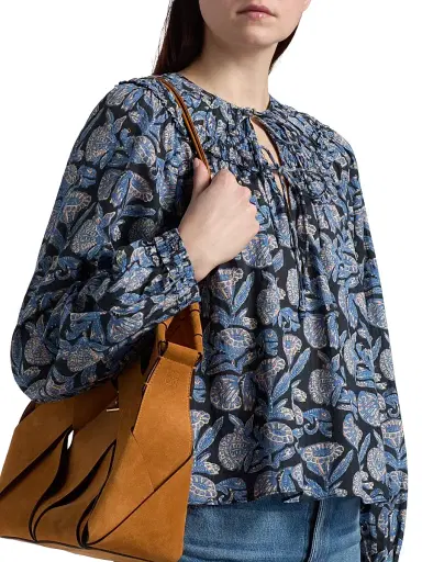 Ulla Johnson Women's Florelle Cotton-Blend Blouse | Thumbnail 6 Ulla Johnson Women's Florelle Cotton-Blend Blouse | Thumbnail 6